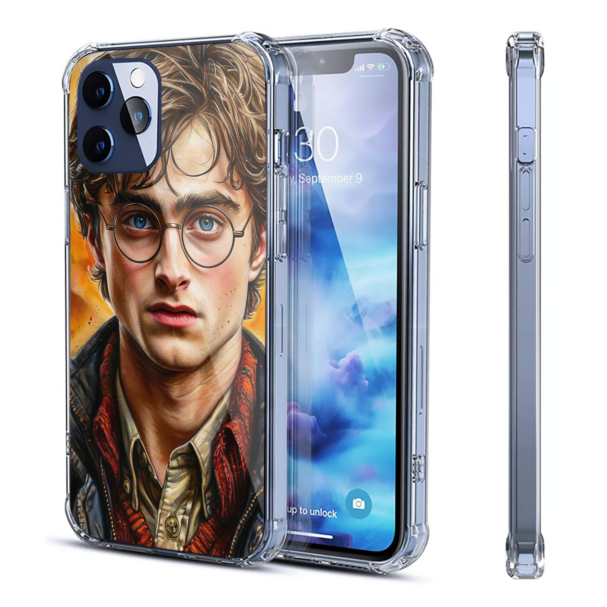 （画像用） Harry Potter ハリー・ポッターシリーズ 【iPhone 12シリーズ対応】透明スマホケース（クリアソフトケース）